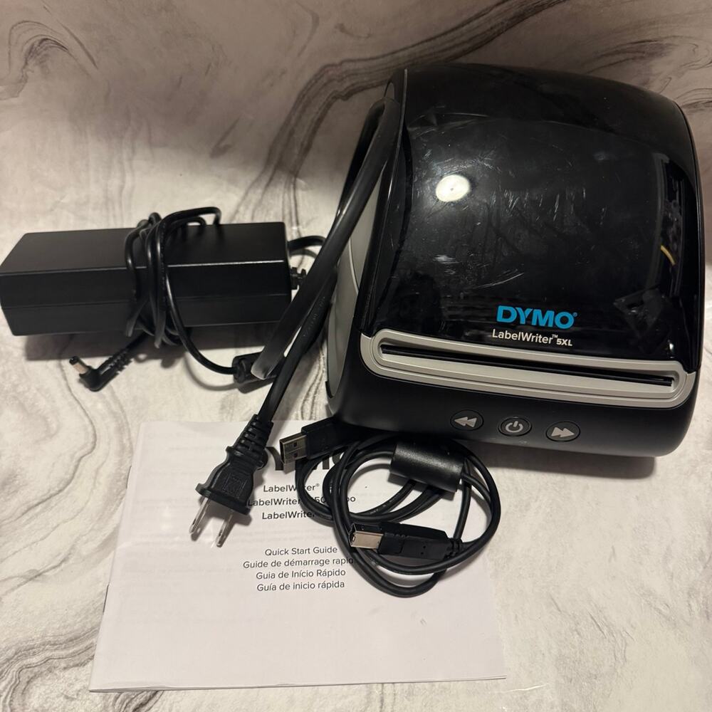 DYMO LabelWriter 5XL DYMO LabelWriter 5XL Label Maker with Power Adapter & Cable